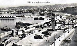 Alger - Port de Commerce et Gare